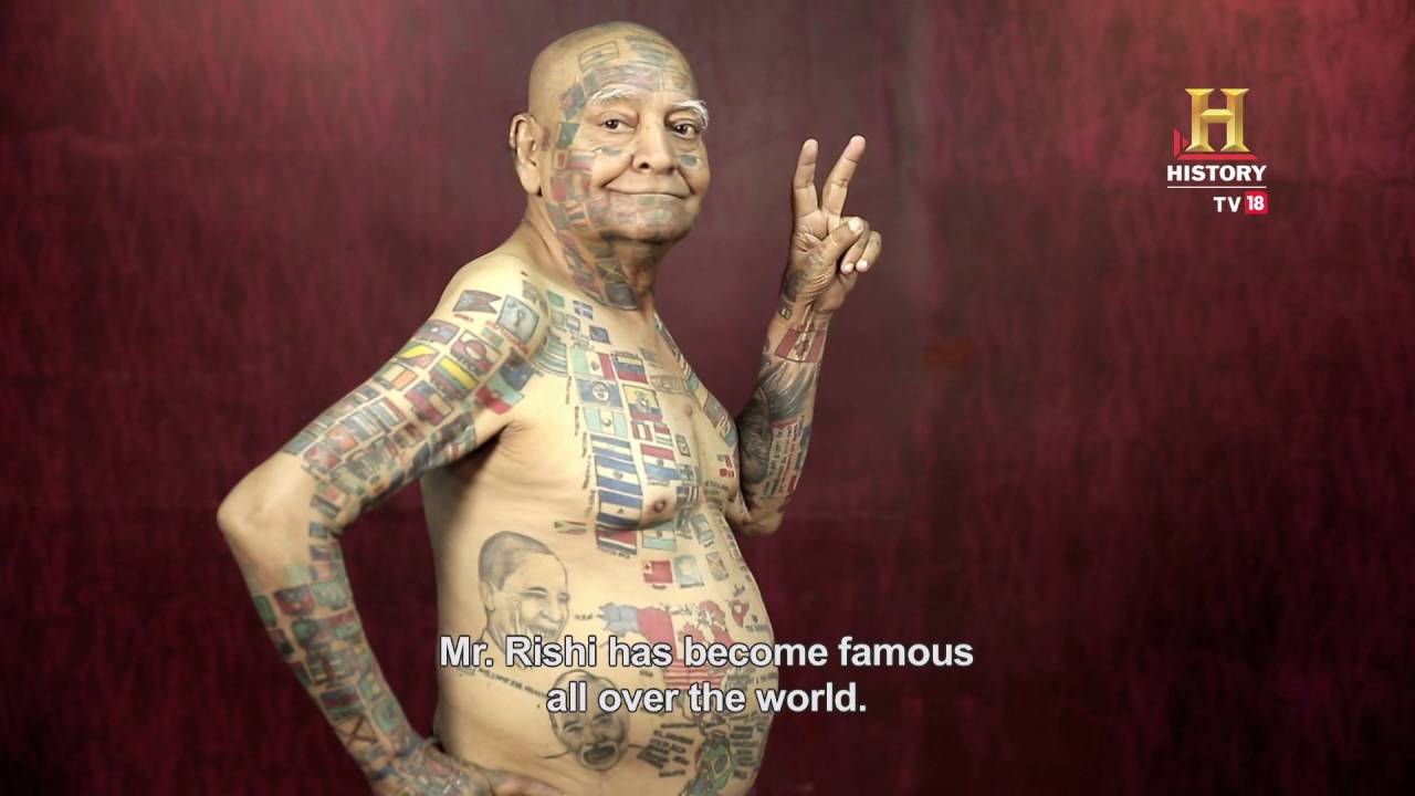 Tattoo man of india